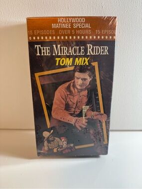 The Miracle Rider (VHS) Tom Mix Hollywood Matinee Special Over 5 Hours ~ New!!!